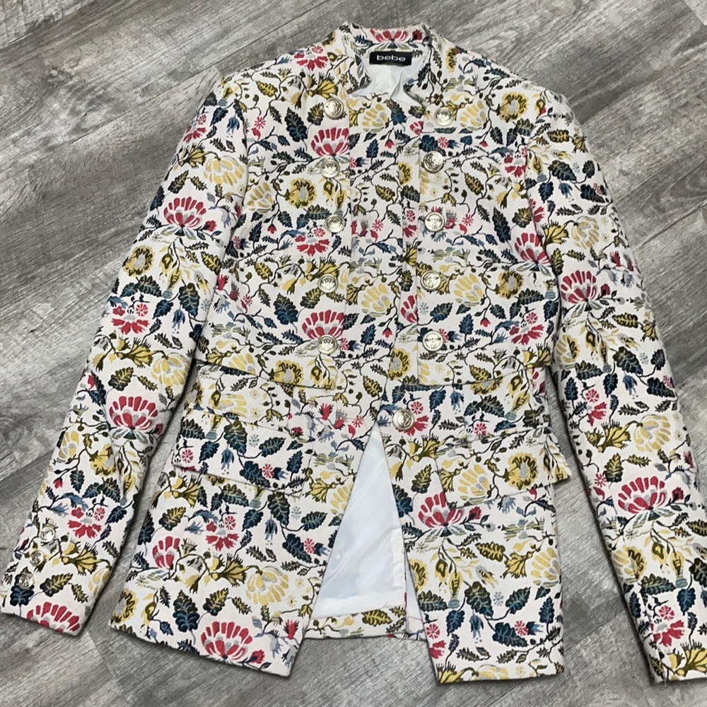 Bebe embroidered jacket
